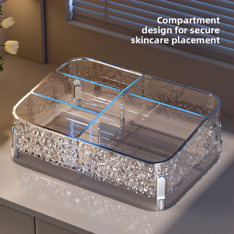 Casetă de depozitare pentru cosmetice cu mâner (oțel inoxidabil; capacitate 18 L; stil japonez)