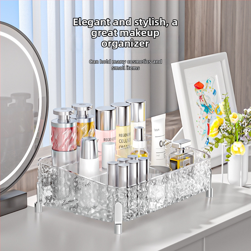 Casetă de depozitare pentru cosmetice cu mâner (oțel inoxidabil; capacitate 18 L; stil japonez)