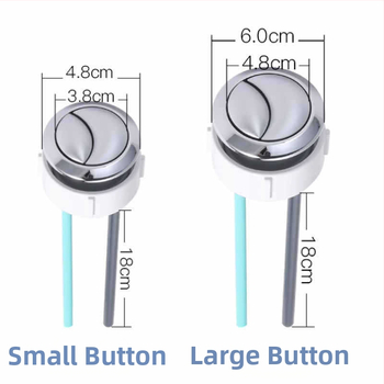Buton de spălare pentru toaletă, universal pentru rezervor, ABS, Kunwu, compatibil cu American Standard, Geboli, Toto, Kohler, stil modern minimalist, apăsați pentru funcționare