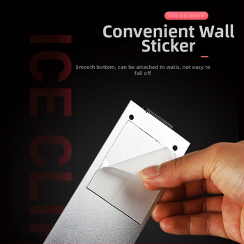 Agig Clip de meniu din oțel inoxidabil, montat pe perete, pentru bonuri