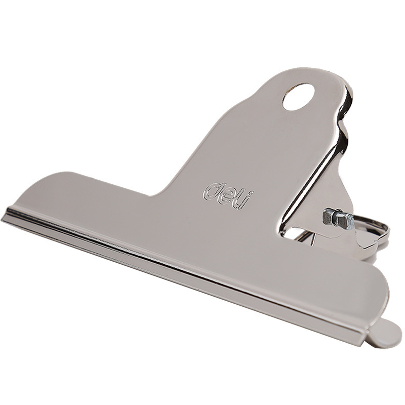 Clip de colț metalic Deli 9532 pentru documente