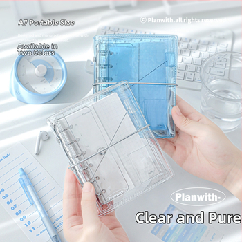 Caiet cu copertă PVC, legare tip binder, interior din pulpă de lemn, până la 50 de pagini, PW251P