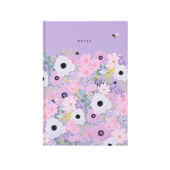 Caiet cu copertă dură închisă — Copertă din hârtie, hârtie 100 g, din pulpă brută de lemn, 1–50 de pagini, stil drăguț japonez/coreean