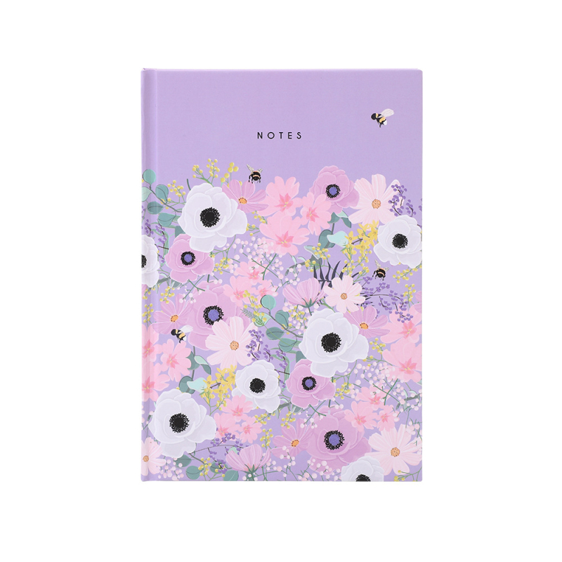 Caiet cu copertă dură închisă — Copertă din hârtie, hârtie 100 g, din pulpă brută de lemn, 1–50 de pagini, stil drăguț japonez/coreean