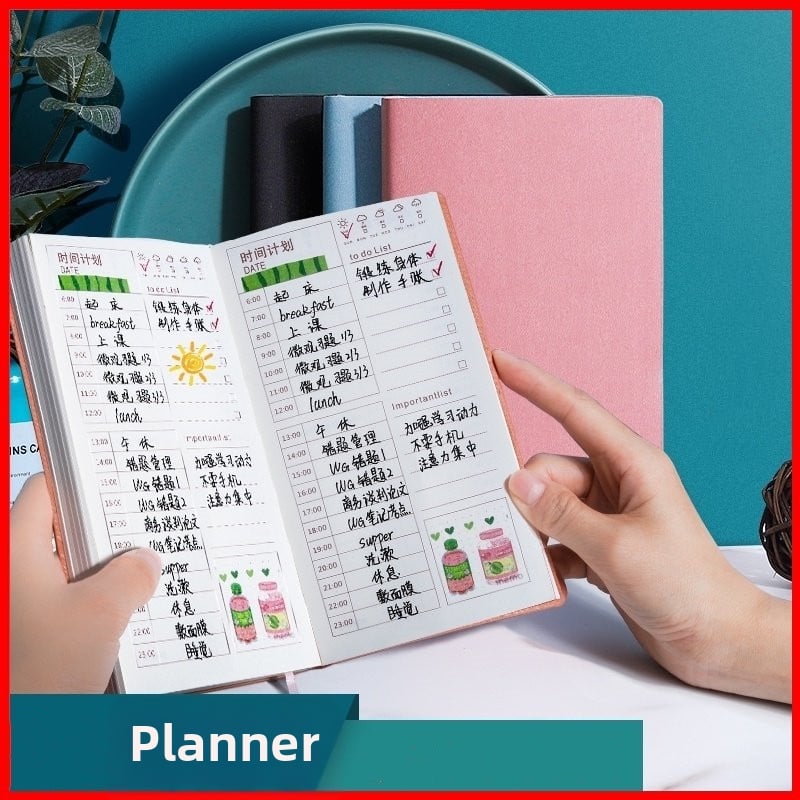 Zhengcai 4320 carnet de notițe cu copertă din piele artificială, legare lipită, Daolin hârtie 80gsm, 100 pagini