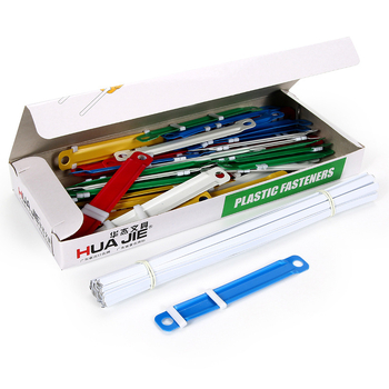 Clip acrilic pentru legare, accesorii de birou din plastic, 50 de seturi per cutie