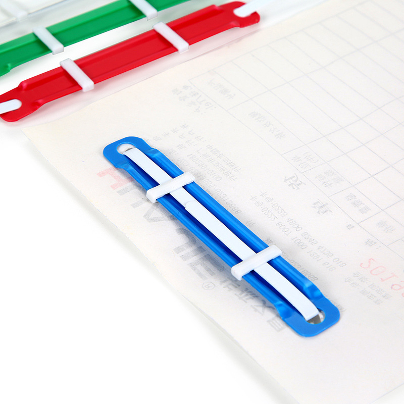 Clip acrilic pentru legare, accesorii de birou din plastic, 50 de seturi per cutie