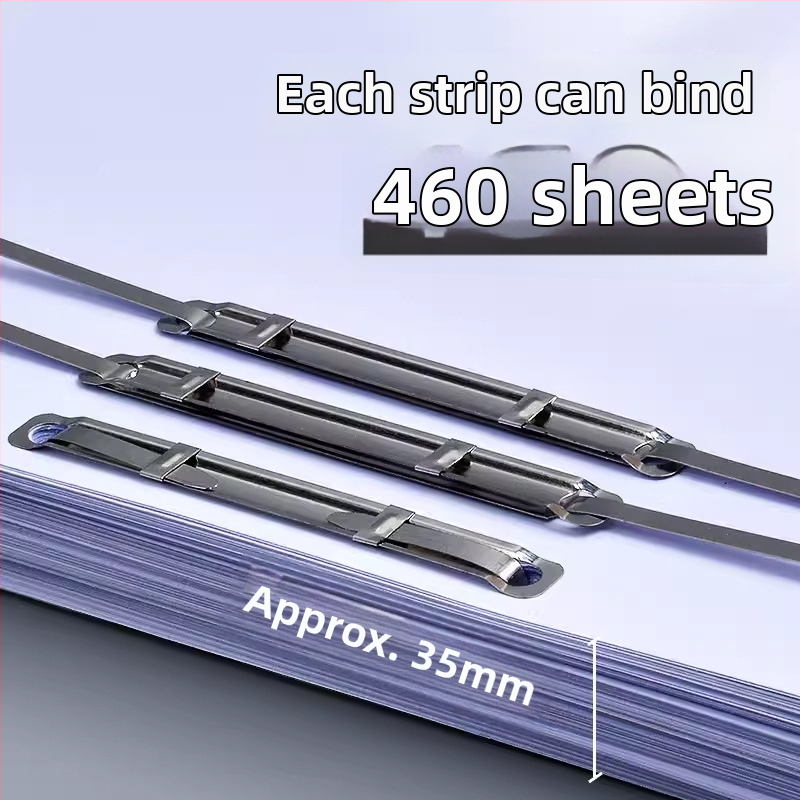 Clip de legare metalic, model H1001, Red Master