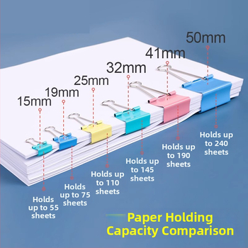 Three Benevolence Clip metalic pentru documente