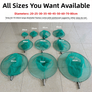 Nylon plasa de pescuit, adâncime 60 cm, capacitate de încărcare 20 kg