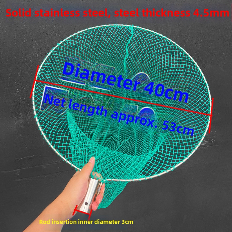 Nylon plasa de pescuit, adâncime 60 cm, capacitate de încărcare 20 kg