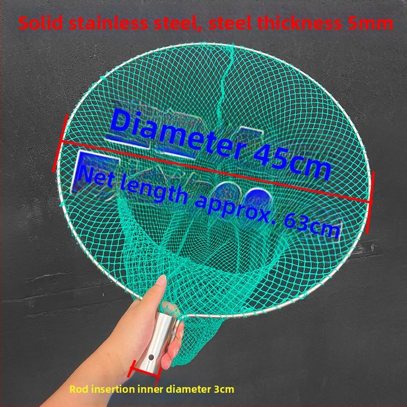 Nylon plasa de pescuit, adâncime 60 cm, capacitate de încărcare 20 kg