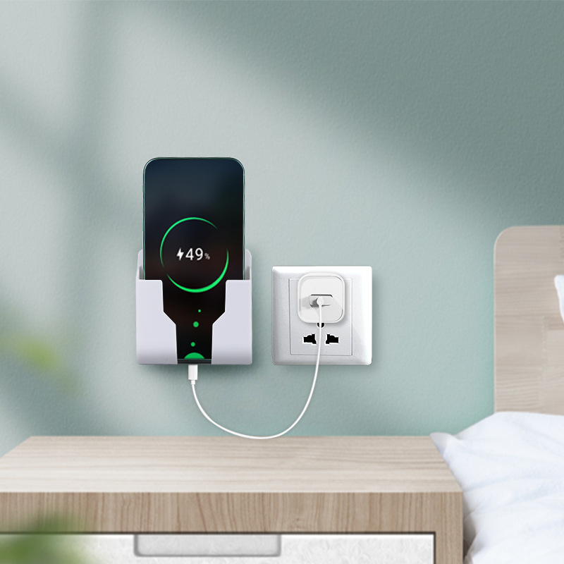 Cutie de depozitare montată pe perete pentru încărcarea telefonului, ABS plastic, model YXCDZ-2008, personalizare procesare, imprimare logo