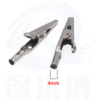 Clip crocodil cu mâner unic, contacte din fier, pentru testare de putere – Deep qibo