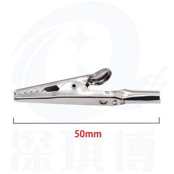 Clip crocodil cu mâner unic, contacte din fier, pentru testare de putere – Deep qibo