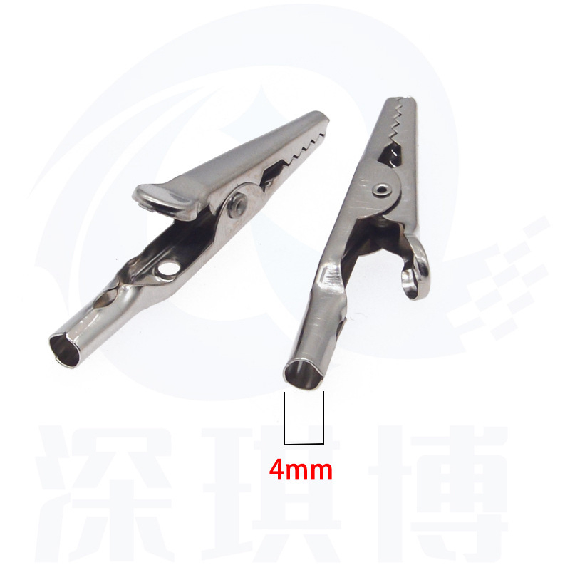 Clip crocodil cu mâner unic, contacte din fier, pentru testare de putere – Deep qibo