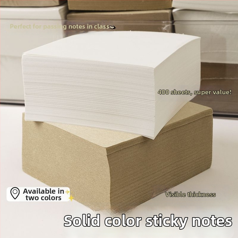 Paper Brick notițe autocolante — hârtie de schiță ultra-grosă, pătrate, despărțibile