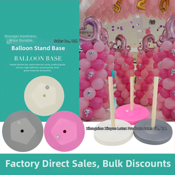 Suport pentru arc balon cu bază umplută cu apă, portabil și demontabil, din plastic