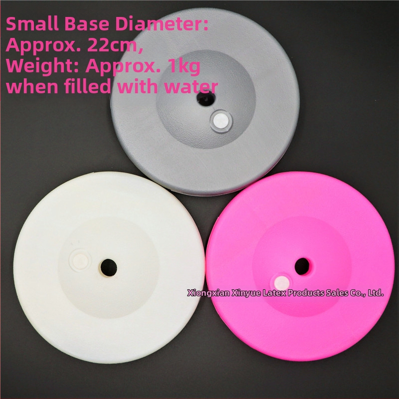 Suport pentru arc balon cu bază umplută cu apă, portabil și demontabil, din plastic