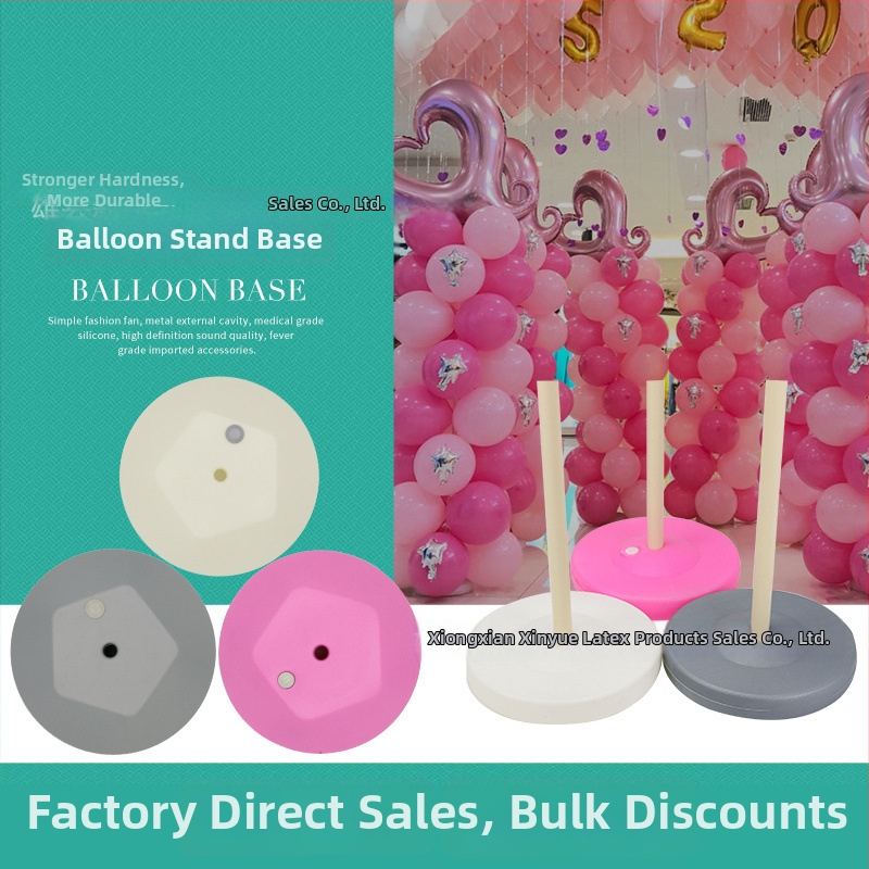 Suport pentru arc balon cu bază umplută cu apă, portabil și demontabil, din plastic