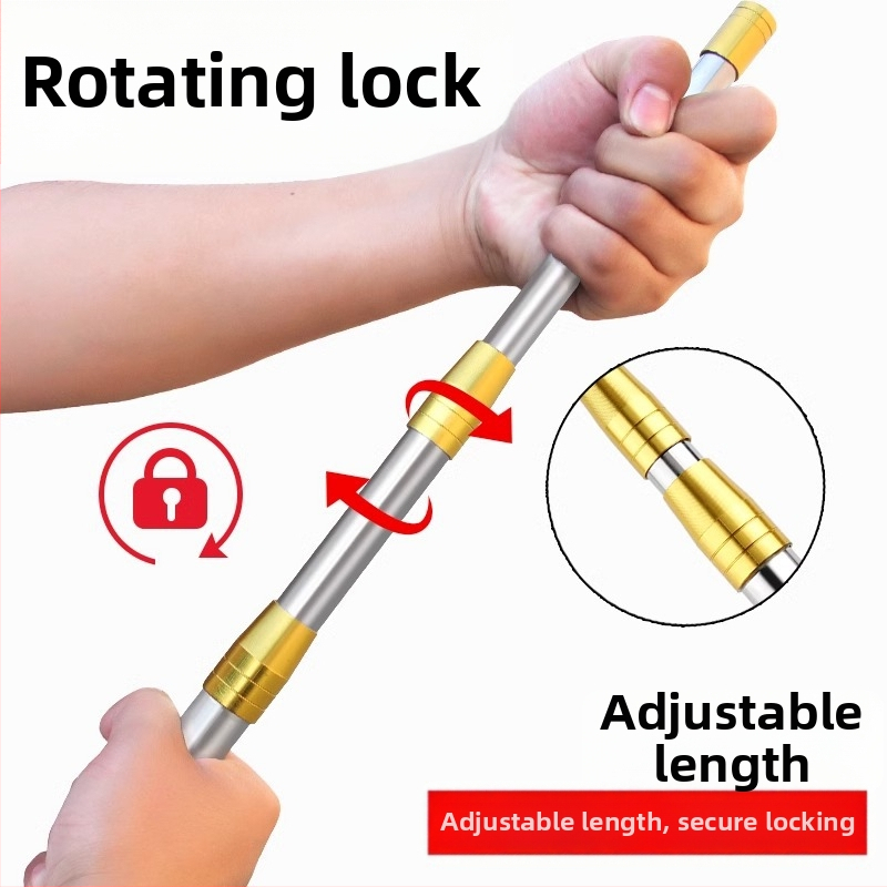 Tijă telescopică din oțel inoxidabil pentru cules fructe, cu secțiuni multiple