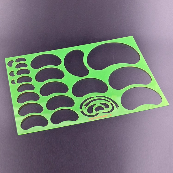 Riglă de marcare, Tip 21, formă pătrată, material plastic, greutate netă 0,05