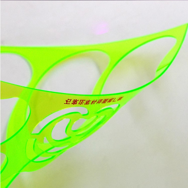 Riglă de marcare, Tip 21, formă pătrată, material plastic, greutate netă 0,05