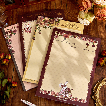 Caiet Ming School în stil retro, fără adeziv, licență IP