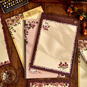 Caiet Ming School în stil retro, fără adeziv, licență IP