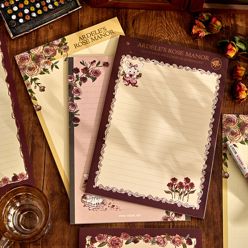 Caiet Ming School în stil retro, fără adeziv, licență IP