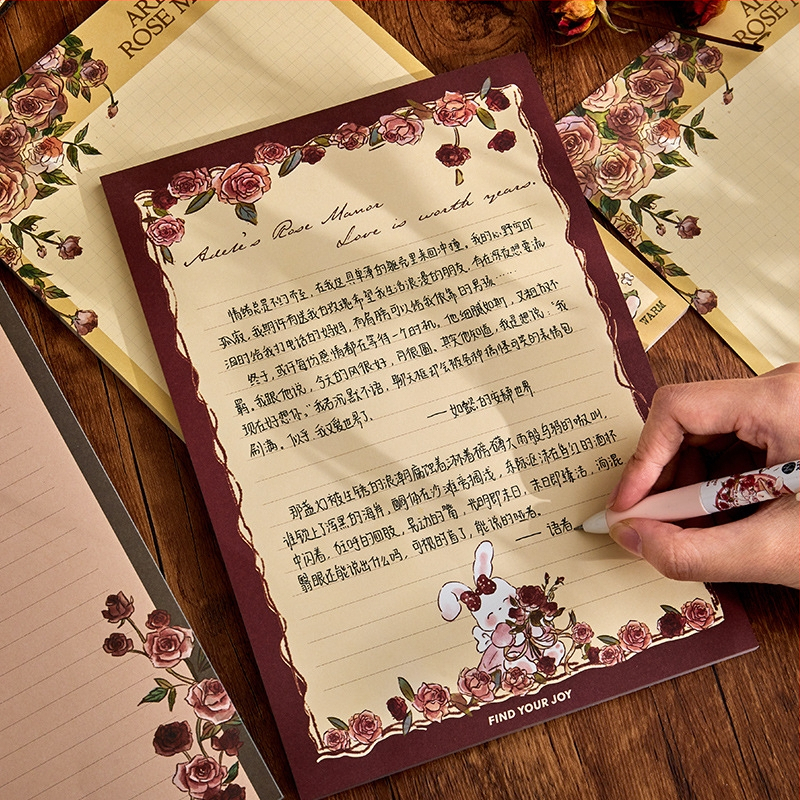 Caiet Ming School în stil retro, fără adeziv, licență IP