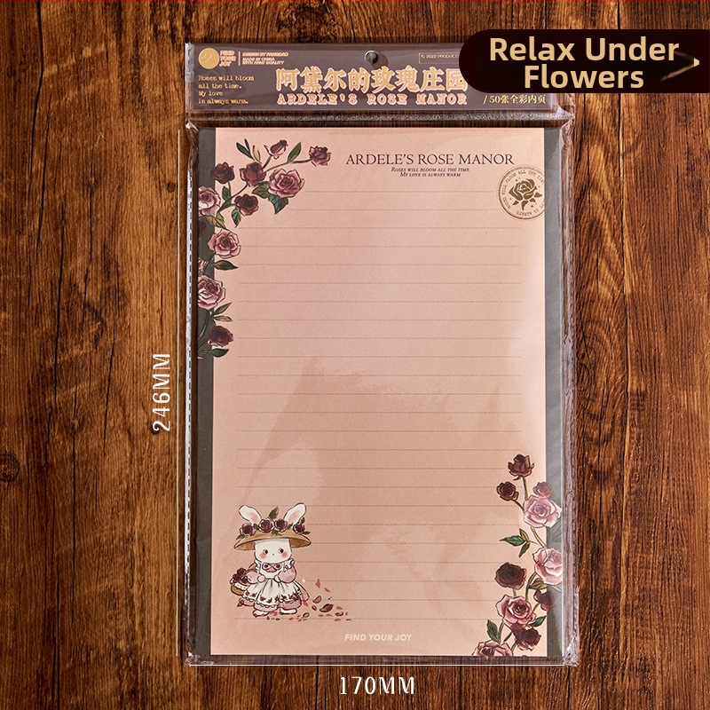 Caiet Ming School în stil retro, fără adeziv, licență IP