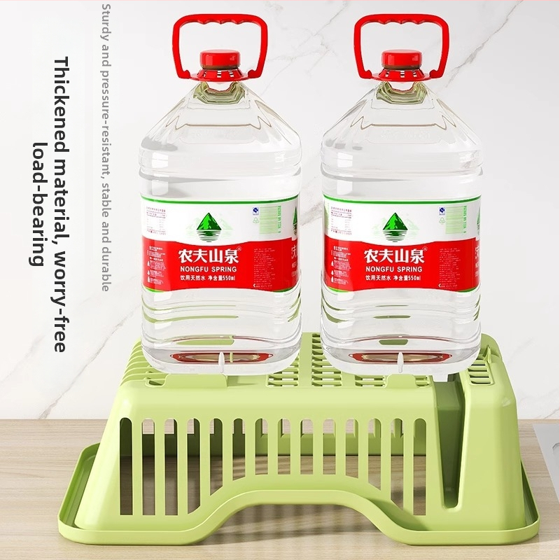 Suport de vase din plastic cu drenare pentru blat de bucătărie — Multifuncțional, Stil modern minimalist, pentru vase, farfurii și tacâmuri