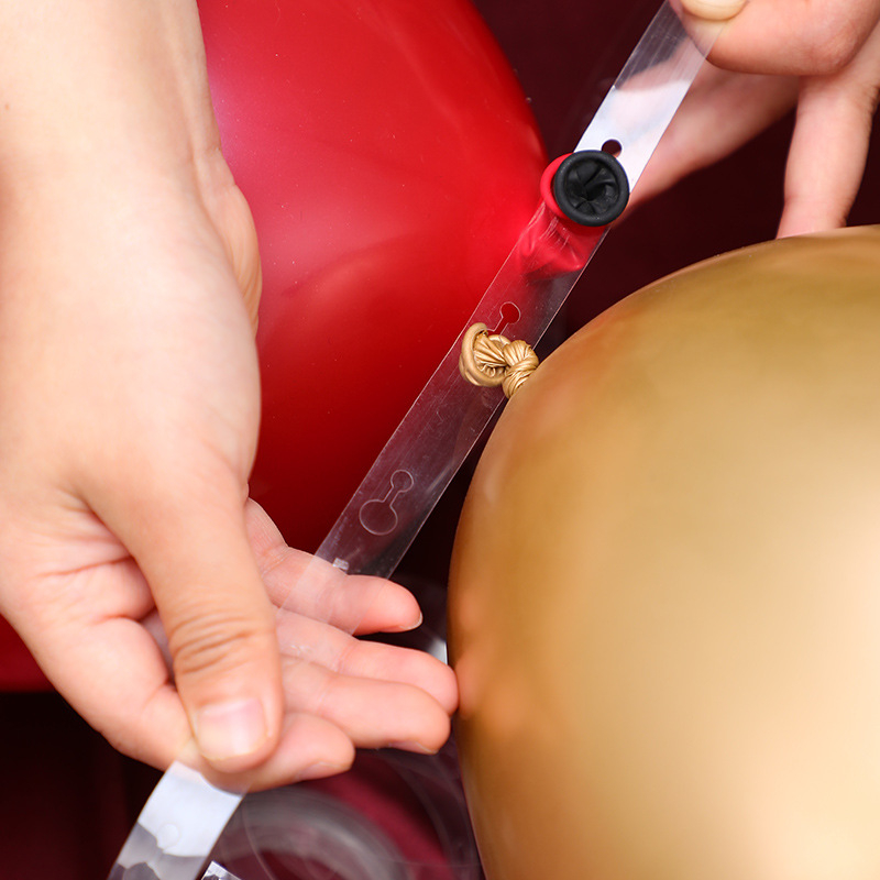 Accesoriu pentru șir de baloane pentru baloane din latex, clemă bayonetă neregulată, material plastic, decor de nuntă