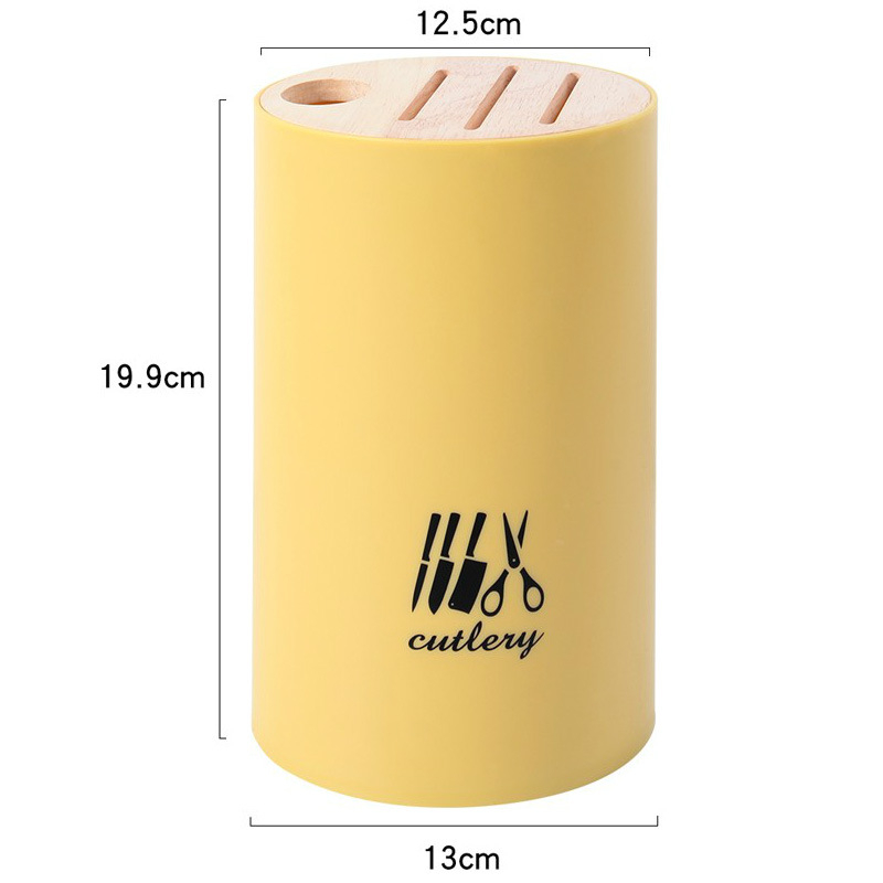 Suport pentru cuțite de bucătărie cu instalare fără unelte, din plastic, stil nordic, SAFEBET