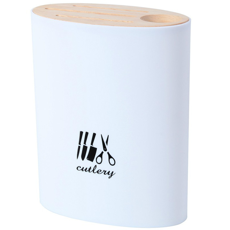 Suport pentru cuțite de bucătărie cu instalare fără unelte, din plastic, stil nordic, SAFEBET