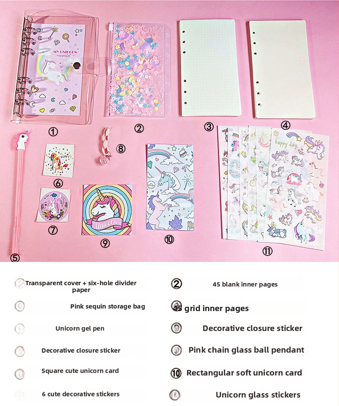 Caiet ZK025, cu legătură cu foi detașabile, copertă PVC, hârtie forestieră, 140 g/m²