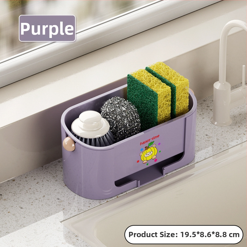 Raft de drenaj pentru chiuvetă, blat de bucătărie — plastic, mobil, fără montaj, capacitate mare pentru vase și bureți