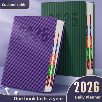 Four Seasons Vintage Planner 2026 — planificator personalizabil, hârtie Dowling, 75 gsm, peste 400 de pagini