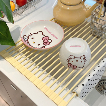 Raft de drenaj din silicon pentru vase – pliabil, montaj pe perete, stil modern minimalist