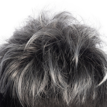 Perucă bărbătească, păr scurt, fibră rezistentă la temperaturi înalte, model LY174, proces mecanic