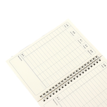 Carnet de contabilitate — Zhongke, copertă din piele artificială, legare cu foi detașabile, hârtie de scris, stil creativ