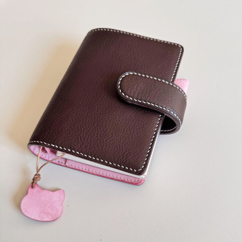 Caiet Vintage Berry Chocolate cu legare detașabilă, hârtie 75 g/m², 1–50 pagini, stil japonez/coreean