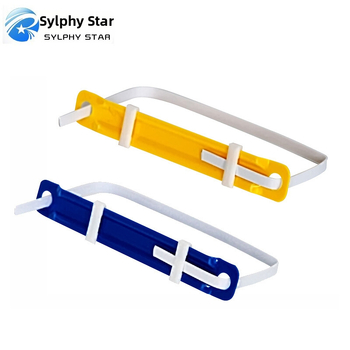 Cleme plastice cu 2 găuri pentru legarea documentelor SIMBALION CD1011, 50 buc./cutie