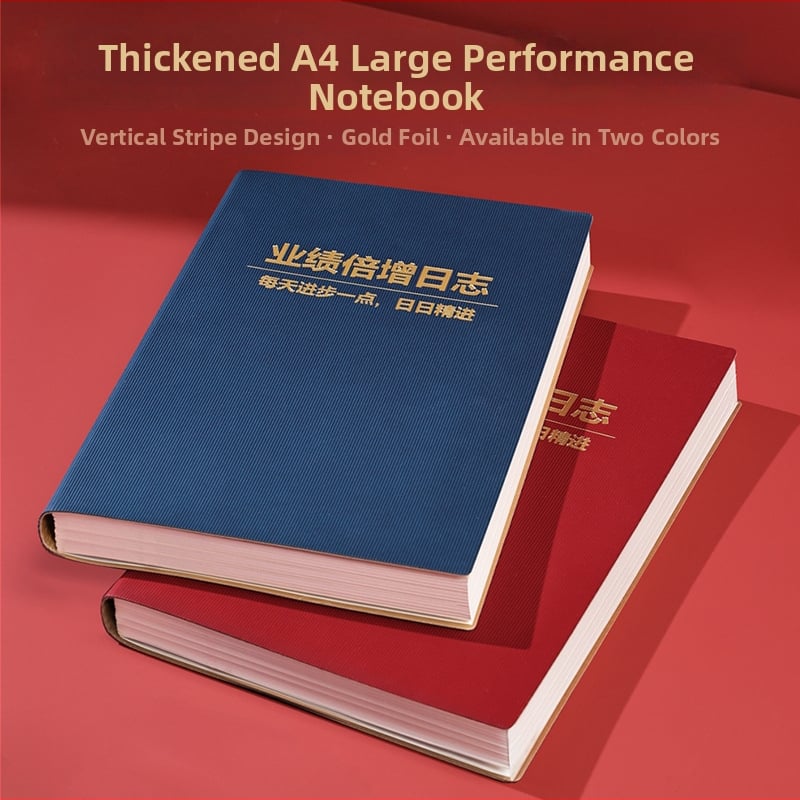 Caiet 18K cu copertă din piele sintetică, legare prin cusătură și lipire, hârtie 100 g/m², model 1601