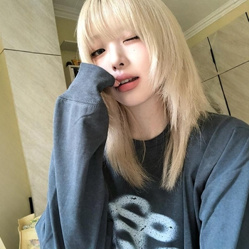 Perucă pentru femei, DM760, fibre rezistente la temperaturi înalte, breton, prelucrare mecanică