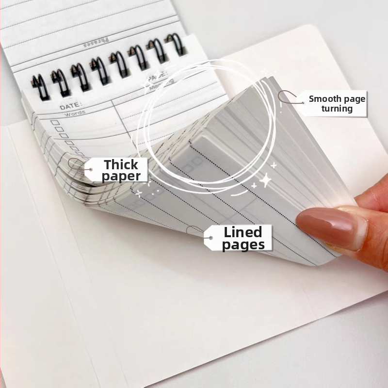 Cloud Diary Caiet Cartoon, hârtie interioară grass-pulp (Stil desenat; 50 pagini; 80 gsm; legătură Wire-O)