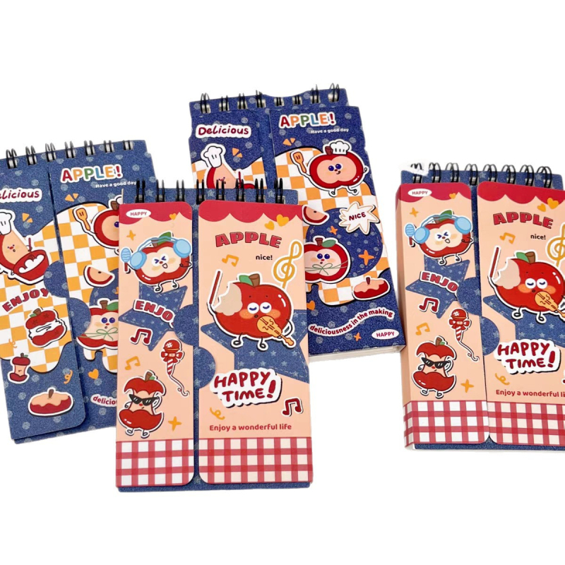 Cloud Diary Caiet Cartoon, hârtie interioară grass-pulp (Stil desenat; 50 pagini; 80 gsm; legătură Wire-O)