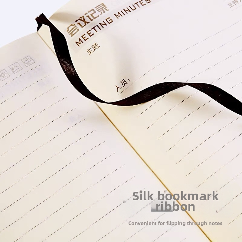 Bloc-notes M&G Morning Light APYLK487/APYLJ487, copertă din piele artificială, legare cusută, 50–100 pagini, hârtie interioară 80 gsm, stil birou