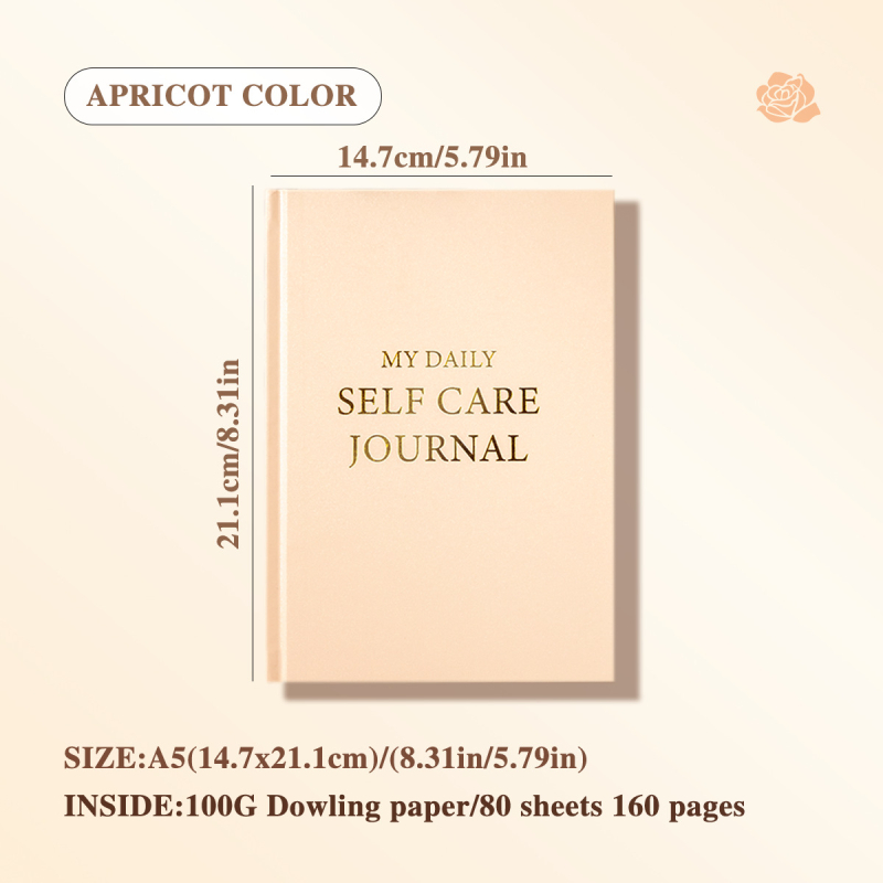Caiet Jurnal de recunoștință (legare cu adeziv • hârtie forestieră • greutate hârtiei 100 g • 90 pagini)